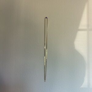 Gold long vintage herringbone chain necklace